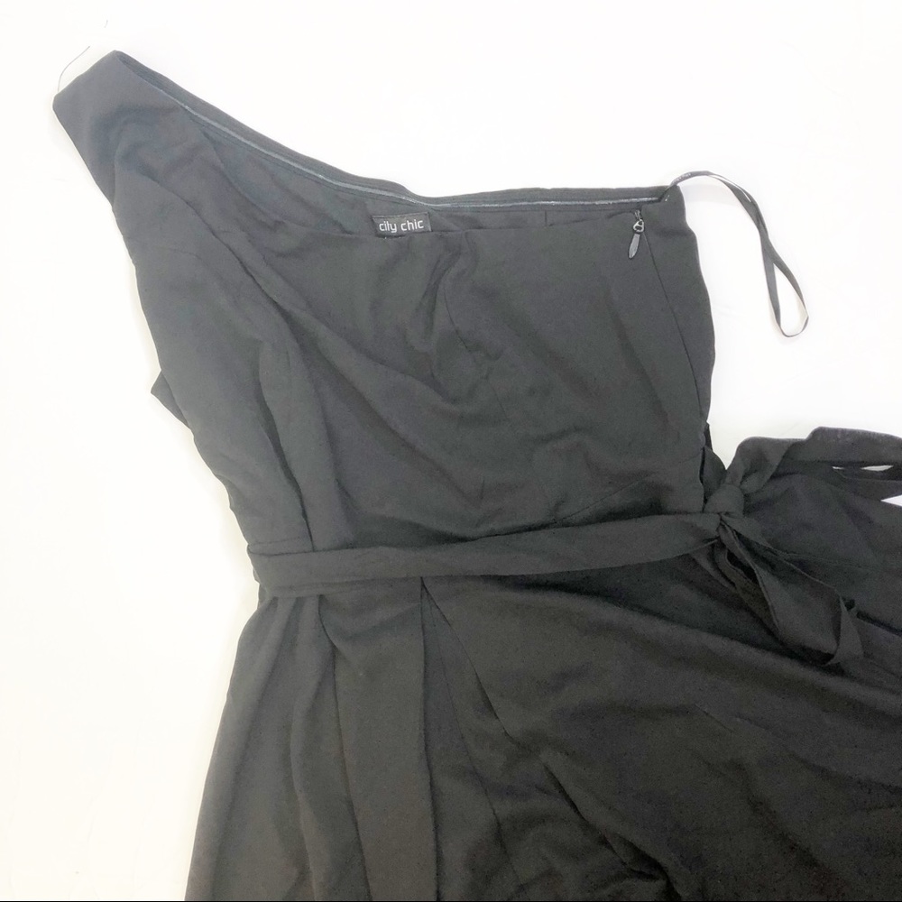 City Chic Black One Love Maxi Size S/16 - Picture 5 of 6